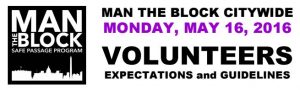 man the block volunteer expectations